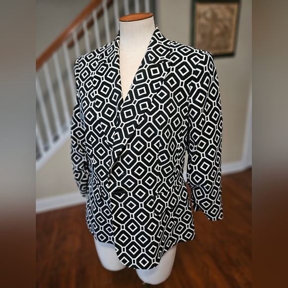 Kasper Jackets & Blazers - Kasper Abstract Blazer Jacket Size 10